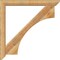 Ekena Millwork Westlake Slat Rough Sawn Bracket w/ Offset Brace, Western Red Cedar, 6"W x 46"D x 46"H BKT0604X46X46WTL06RWR - alternate 4